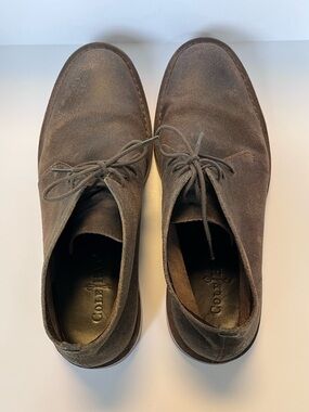 COLE HAAN Chukka Desert Distressed Paul Boots Brown Suede Men’s Size 9
